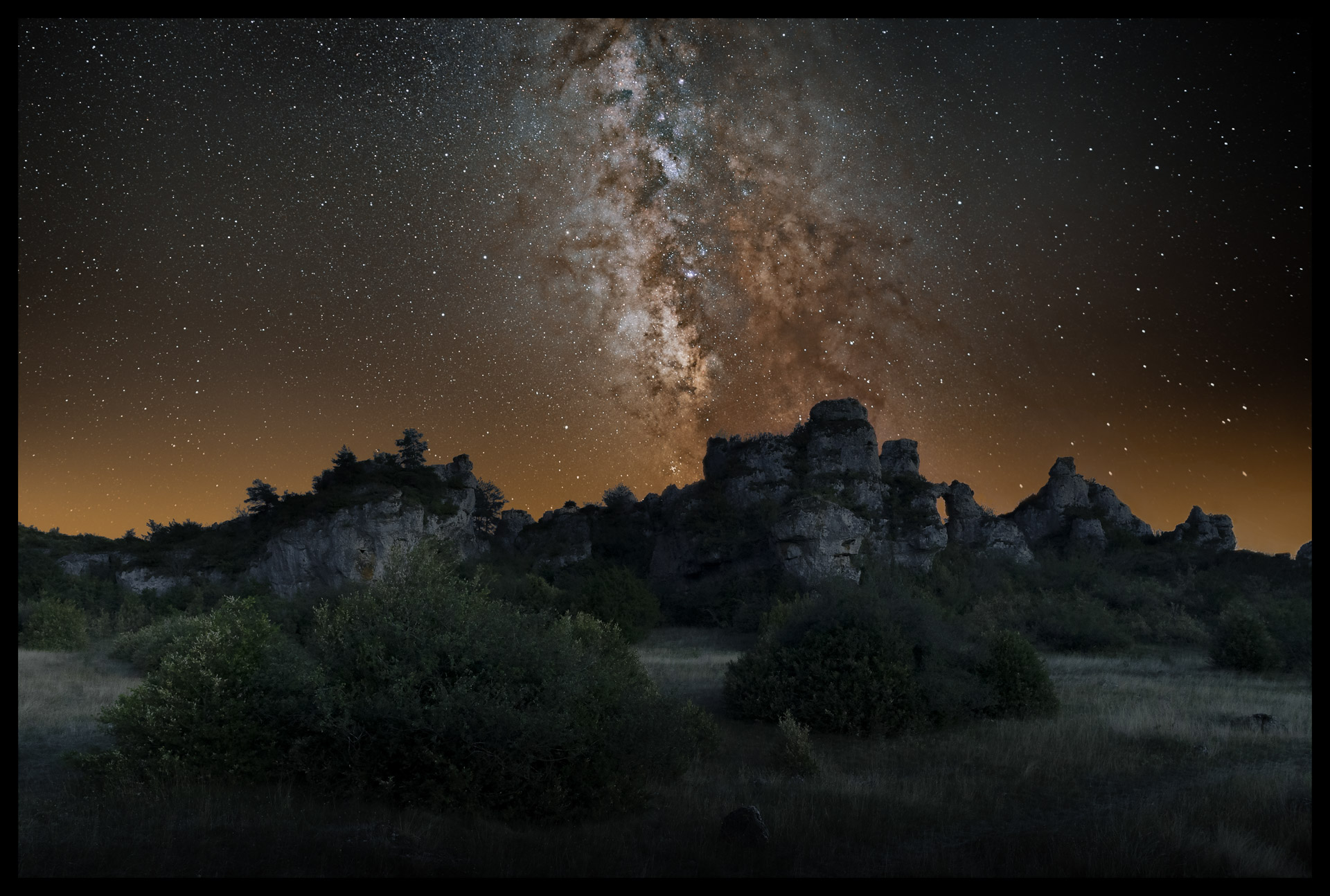 Rajal del Corp sous les étoiles
